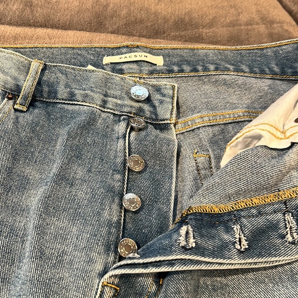 Pacsun high rise straight jeans size 30 - Picture 4 of 7